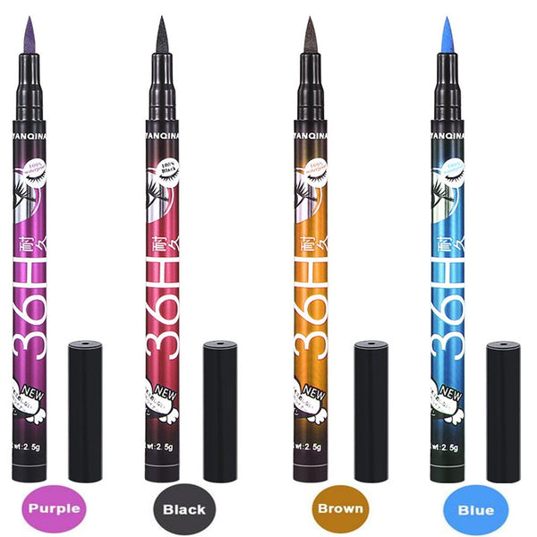 Women 36H Black Waterproof Liquid Eyeliner Make Up Beauty Comestics Long-lasting Eye Liner Pencil Makeup Tools for eyeshadow