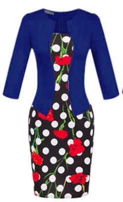 YYFS Fashion Women Career Dress Sets Formal Pencil Dress Suits Print Flower Plaid Office Wear Work Dress Clothes Free Send Belts