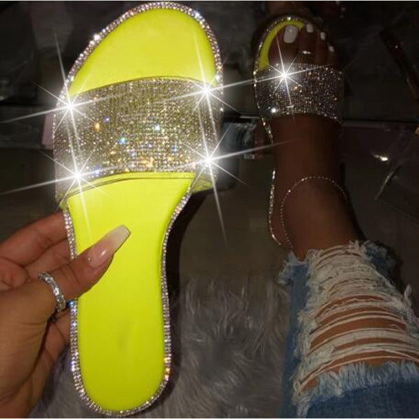 Glitter Slippers Women Summer Sandals 2020 Fashion