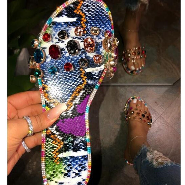 Glitter Slippers Women Summer Sandals 2020 Fashion
