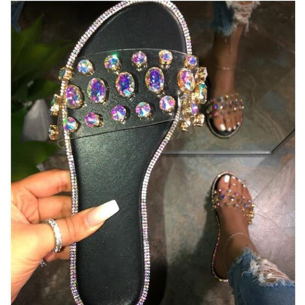 Glitter Slippers Women Summer Sandals 2020 Fashion