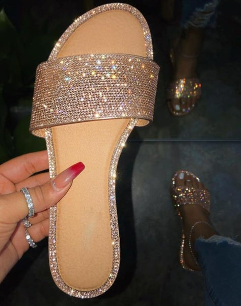 Glitter Slippers Women Summer Sandals 2020 Fashion