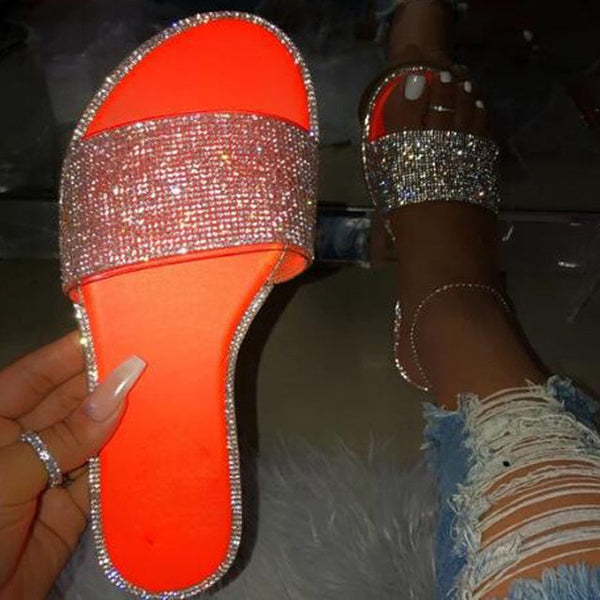 Glitter Slippers Women Summer Sandals 2020 Fashion
