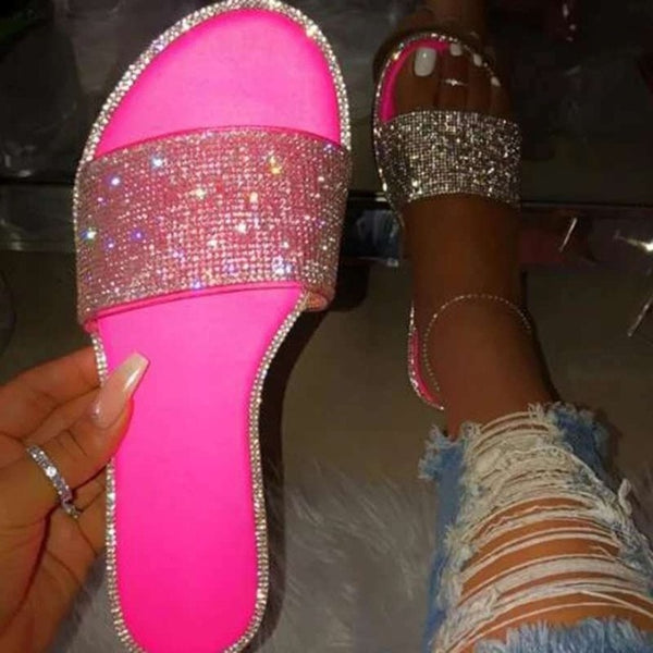 Glitter Slippers Women Summer Sandals 2020 Fashion