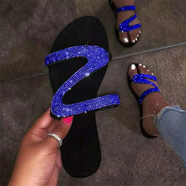 Glitter Slippers Women Summer Sandals 2020 Fashion