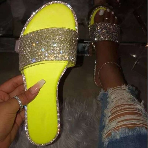 Glitter Slippers Women Summer Sandals 2020 Fashion