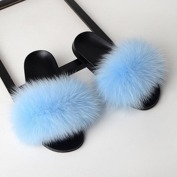 SARSALLYA Fur Slippers Women