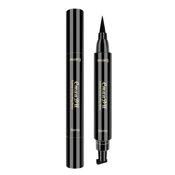 Quick Dry Waterproof Eyeliner Pencil Double Head Black Long Lasting Liquid Eye Makeup Pencil Fashion Women Cosmetic Tools TSLM1