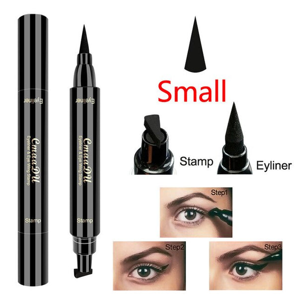 Quick Dry Waterproof Eyeliner Pencil Double Head Black Long Lasting Liquid Eye Makeup Pencil Fashion Women Cosmetic Tools TSLM1