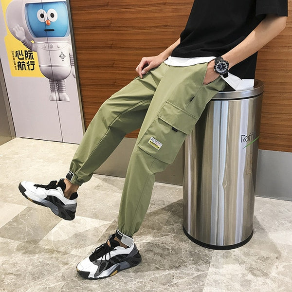 Men's Side Pockets Cargo Harem Pants 2020