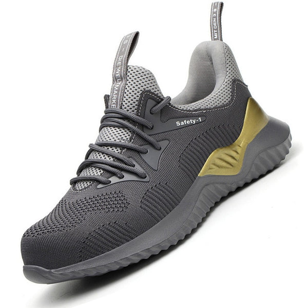 Camouflage Safety Shoes Men Indestructible Steel Toe Shoes