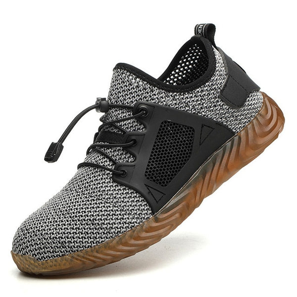 Camouflage Safety Shoes Men Indestructible Steel Toe Shoes