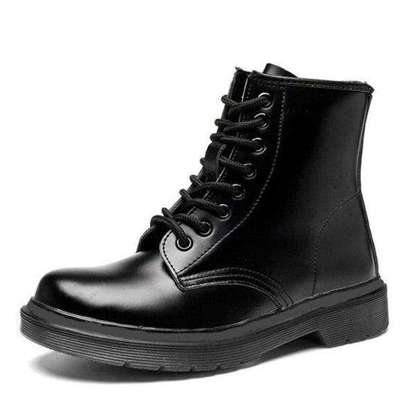 Soft Split Leather Women White Ankle Boots