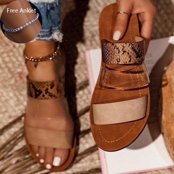 Women Slippers Patchwork Summer Slides Outdoor Beach