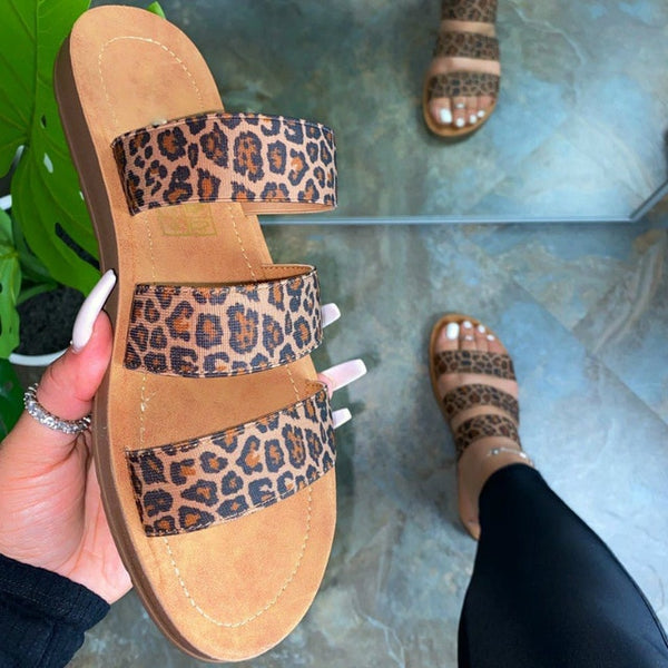 Women Slippers Patchwork Summer Slides Outdoor Beach