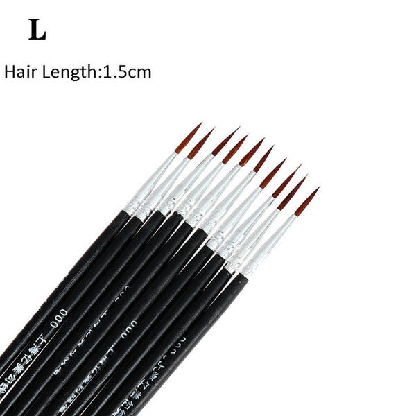 1/10 Pcs Women eyeliner Brushes Eye Brush Eyeshadow Eye Brow Brush Tool  Lip Pro MakeUp Cosmetic  DIY Repeated Use Makeup Brush