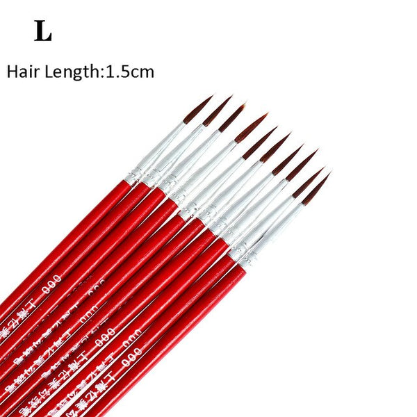 1/10 Pcs Women eyeliner Brushes Eye Brush Eyeshadow Eye Brow Brush Tool  Lip Pro MakeUp Cosmetic  DIY Repeated Use Makeup Brush