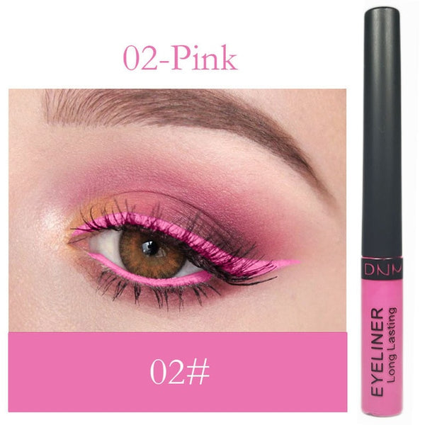 DNM Matte Liquid Eyeliner Pencil Waterproof Long Lasting Durable Natural Black Blue Pigment Eye Liner Party Makeup Women TSLM1