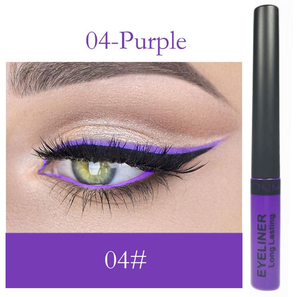 DNM Matte Liquid Eyeliner Pencil Waterproof Long Lasting Durable Natural Black Blue Pigment Eye Liner Party Makeup Women TSLM1