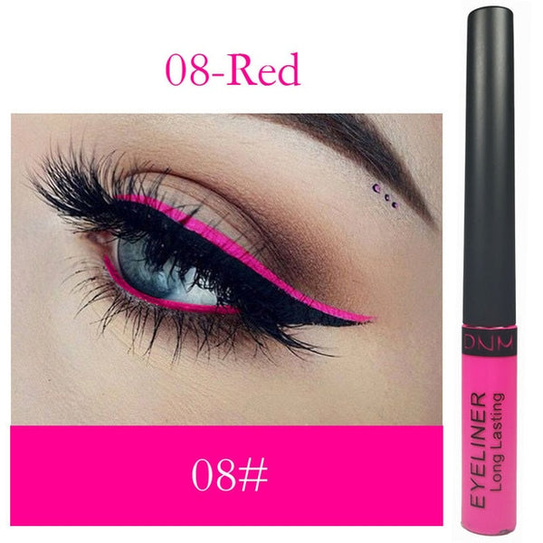 DNM Matte Liquid Eyeliner Pencil Waterproof Long Lasting Durable Natural Black Blue Pigment Eye Liner Party Makeup Women TSLM1